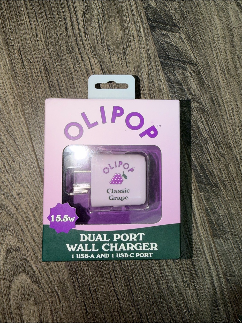 OLIPOP Classic Grape Soda Wall Charger